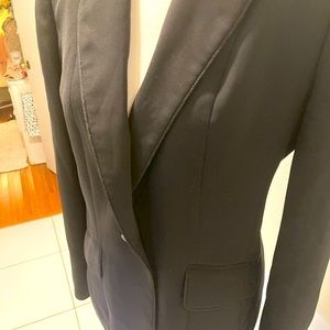 Rena Rowan Black one button Jacket Size 10